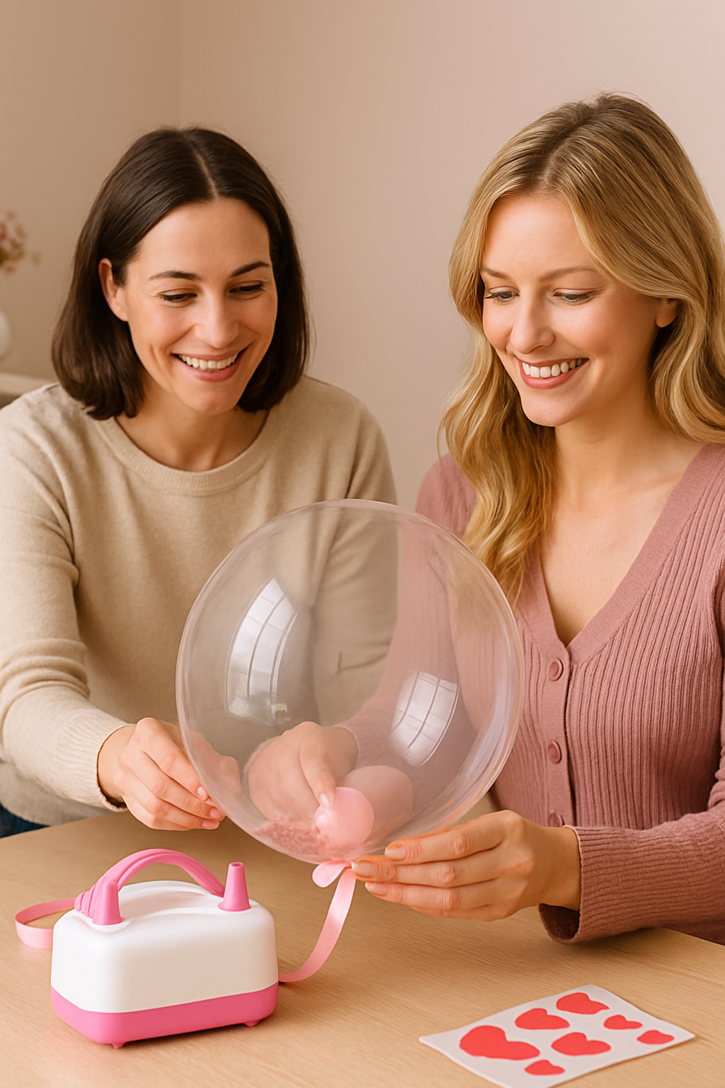 Module 5 : Ballon Bulle gender reveal (révélation de sexe de bébé)