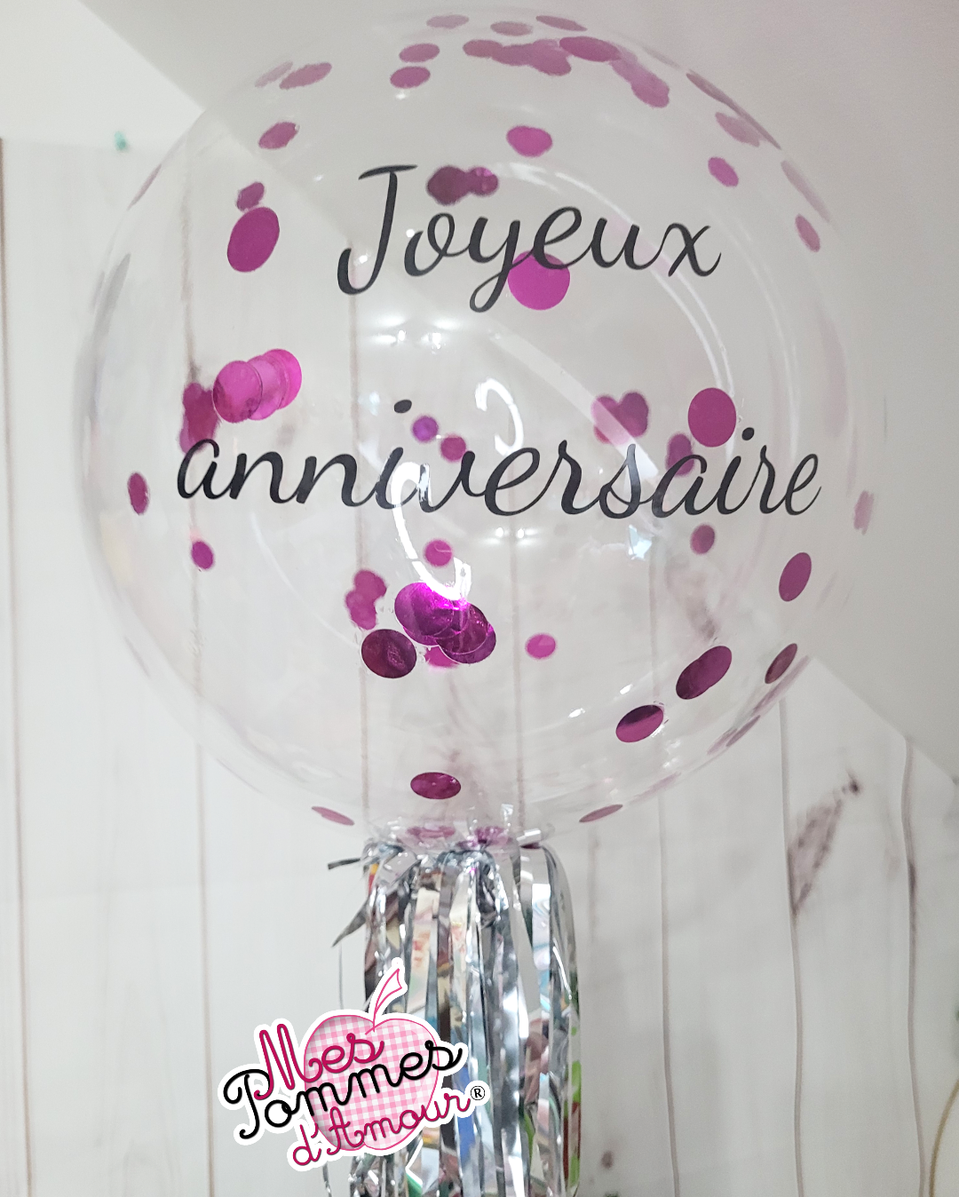 Ballon festif message