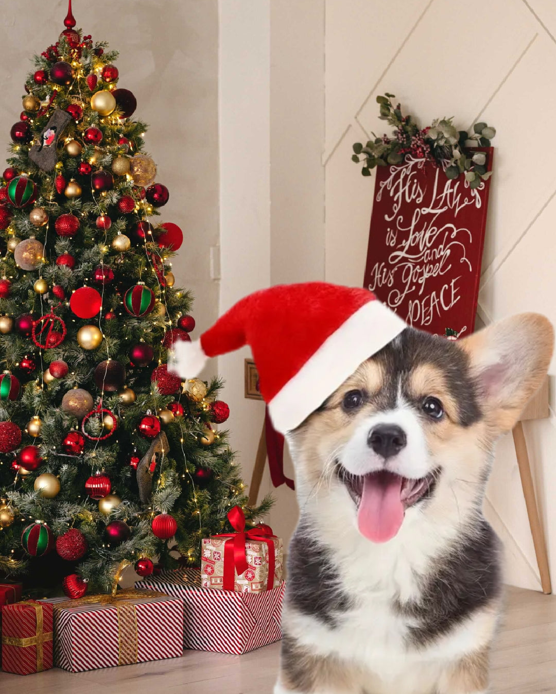 Bonnet de Noël personnalisé pour animaux